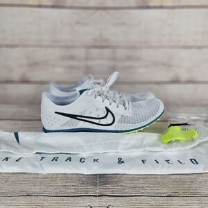 Nike Zoom Mamba 6 White Bright Spruce" DR2733-102 Track Spikes Cleats Men's